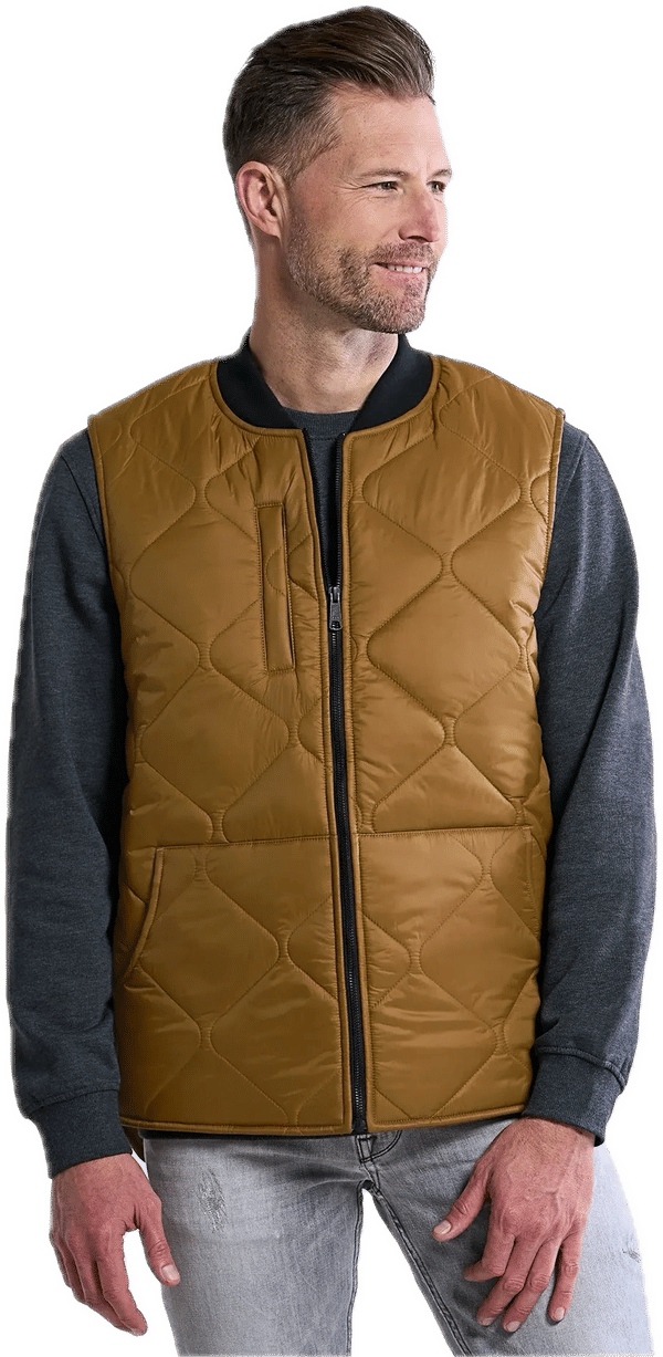 An image of a Custom CX2 Driftwood Stylized Quilted Freezer Vest!