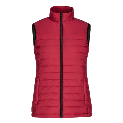 CX2 Faro Ladies Lightweight Puffy Vest in Red