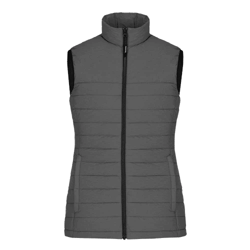 CX2 Inuvik Ladies Lightweight Puffy Vest in Grey Heather