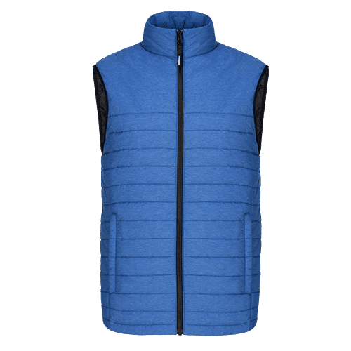 CX2 Inuvik Mens Lightweight Puffy Vest in Blue Heather