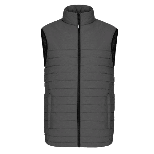 CX2 Inuvik Mens Lightweight Puffy Vest in Grey Heather