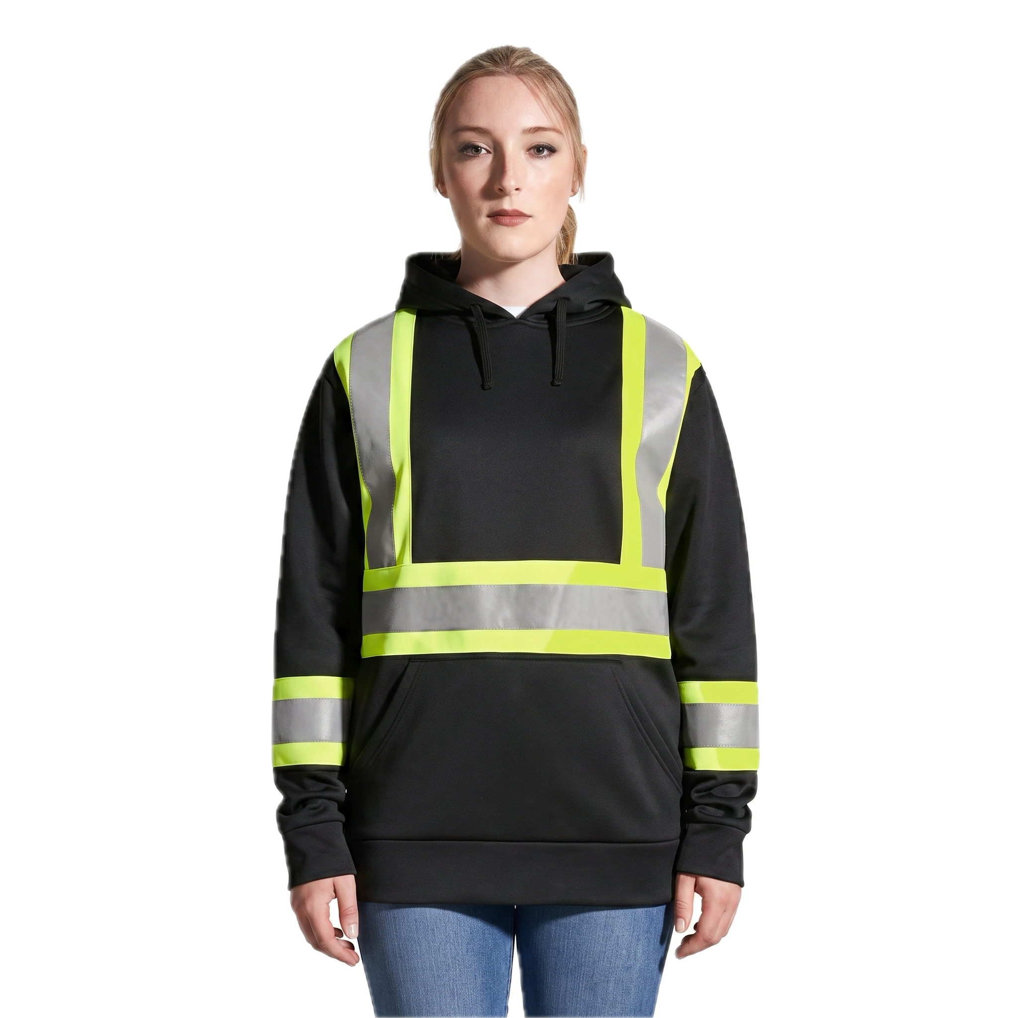 CX2 Long Haul Hi Vis Polyester Pullover Hoodie