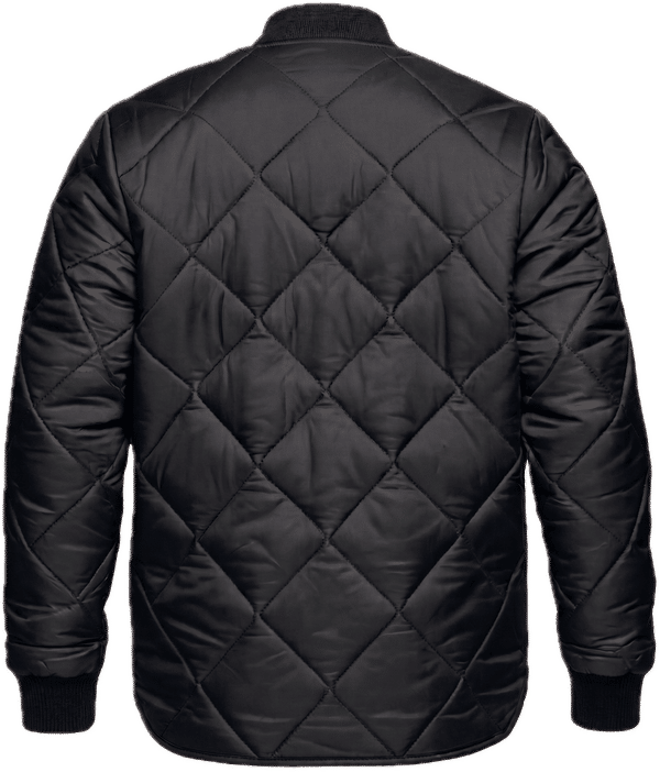 An image of a Custom CX2 Nomad Stylized Quilted Freezer Jacket in Black!