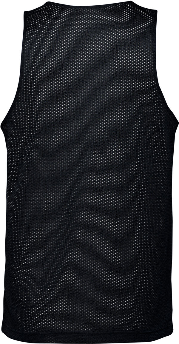An image of a Custom CX2 Reverse Performance Reversible Mesh Tank Top in Black!