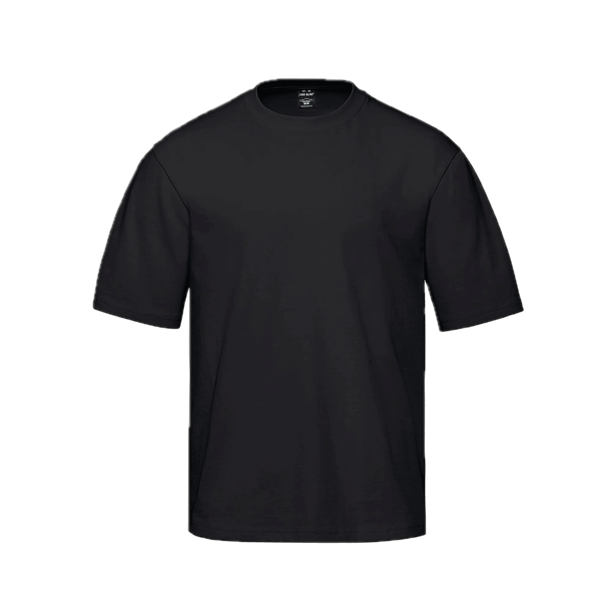 CX2 Urban Heavyweight Drop Shoulder Cotton Shirt in Black