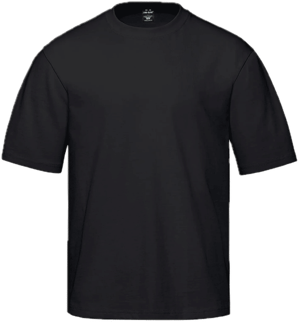 Am image of a Custom CX2 Urban Heavyweight Drop Shoulder Cotton Shirt in Black!