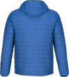 Am image of a Custom CX2 Yukon Mens Lightweight Puffy Jacket in Blue Heather!