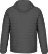 Am image of a Custom CX2 Yukon Mens Lightweight Puffy Jacket in Grey Heather!