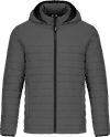 Am image of a Custom CX2 Yukon Mens Lightweight Puffy Jacket in Grey Heather!