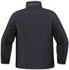 Am image of a Custom Stormtech Mens Crew Bonded Shell in NAVY / BLACK!