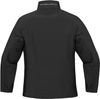 Am image of a Custom Stormtech Womens Crew Bonded Shell in BLACK / BLACK!