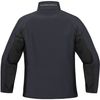 Am image of a Custom Stormtech Womens Crew Bonded Shell in NAVY / BLACK!