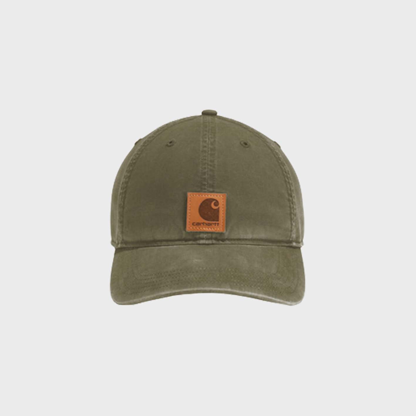 An image of custom carhartt hats that you can print your logo on!