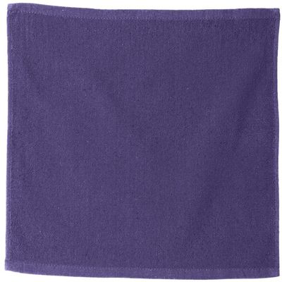 Am image of a Custom Rally Towel in Purple!