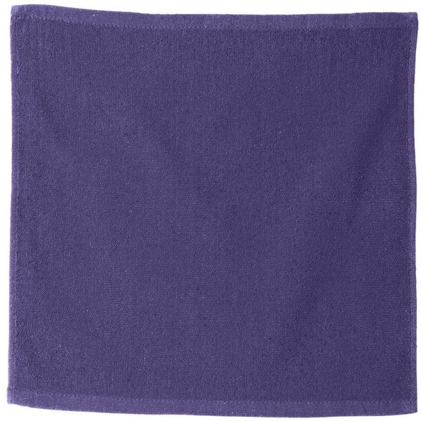 Am image of a Custom Rally Towel in Purple!