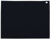 Am image of a Custom Velour Hemmed Towel with Grommet & Hook in Black!