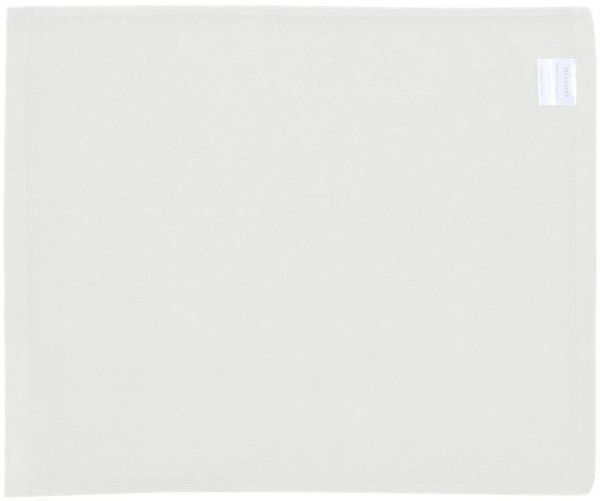 Am image of a Custom Velour Hemmed Towel in White!