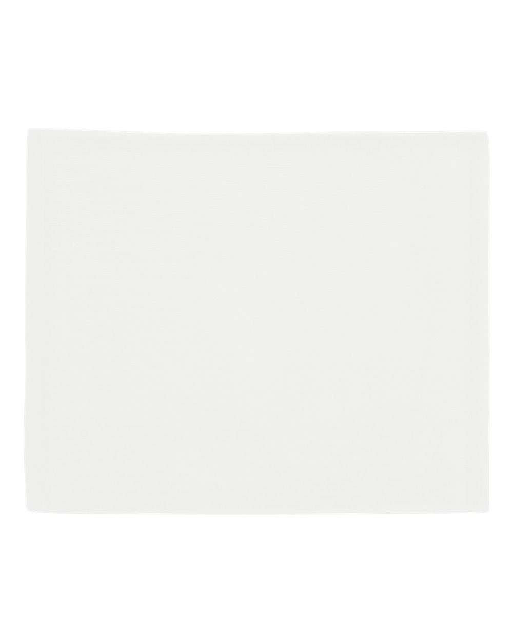 Velour Hemmed Towel in White