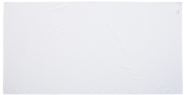 Am image of a Custom Velour Beach Towel in White!