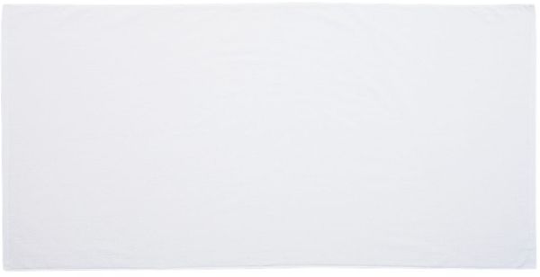 Am image of a Custom Velour Beach Towel in White!