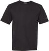Am image of a Custom Champion Adult Garment Dyed Short Sleeve Tee in Black!