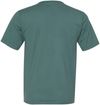 Am image of a Custom Champion Adult Garment Dyed Short Sleeve Tee in Cactus!
