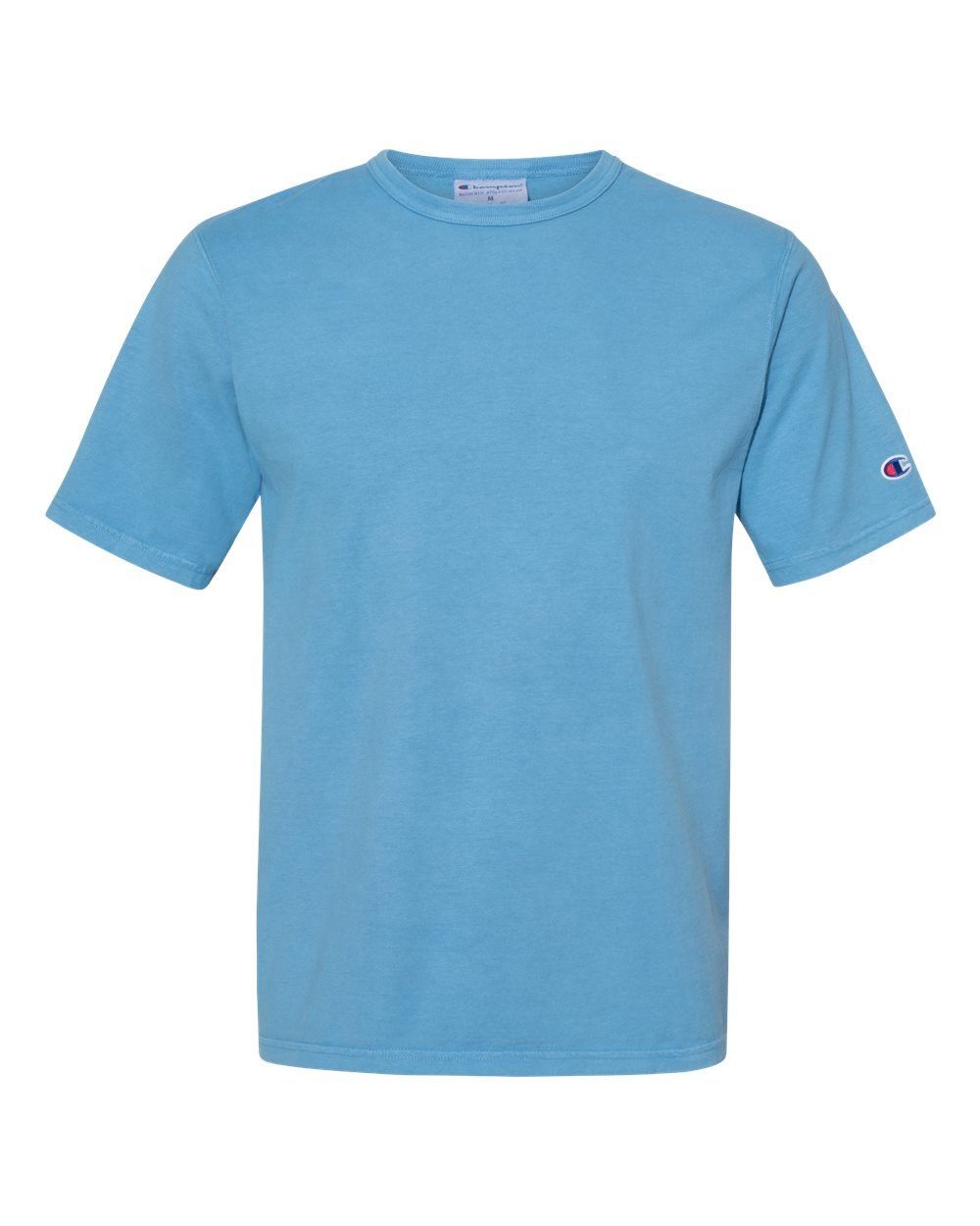 Champion Adult Garment Dyed Short Sleeve Tee in Delicate Blue