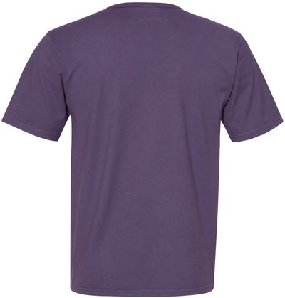 Am image of a Custom Champion Adult Garment Dyed Short Sleeve Tee in Grape Soda!