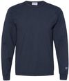 Am image of a Custom Champion Adult Garment Dyed Long Sleeve Tee in Navy!