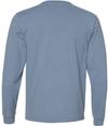 Am image of a Custom Champion Adult Garment Dyed Long Sleeve Tee in Saltwater!