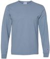 Am image of a Custom Champion Adult Garment Dyed Long Sleeve Tee in Saltwater!