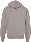 Am image of a Custom Champion Adult Garment Dyed Fleece Hoodie in Concrete!