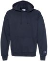 Am image of a Custom Champion Adult Garment Dyed Fleece Hoodie in Navy!