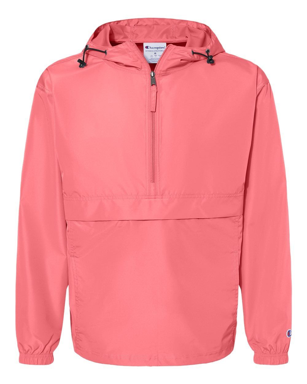 Champion Packable Anorak Jacket in Pink Candy