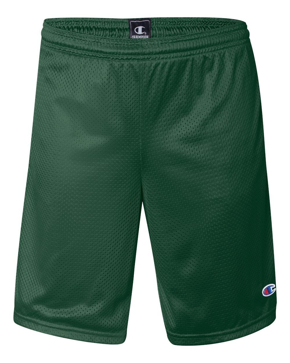 Champion Adult Mesh Short with Pockets 9 Inch in Athletic Dark Green