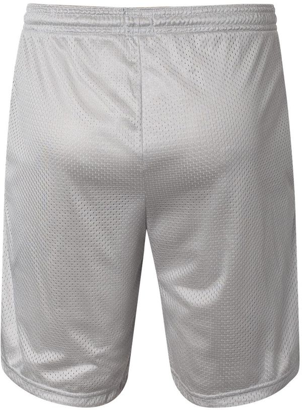 Am image of a Custom Champion Adult Mesh Short with Pockets 9 Inch in Athletic Grey!