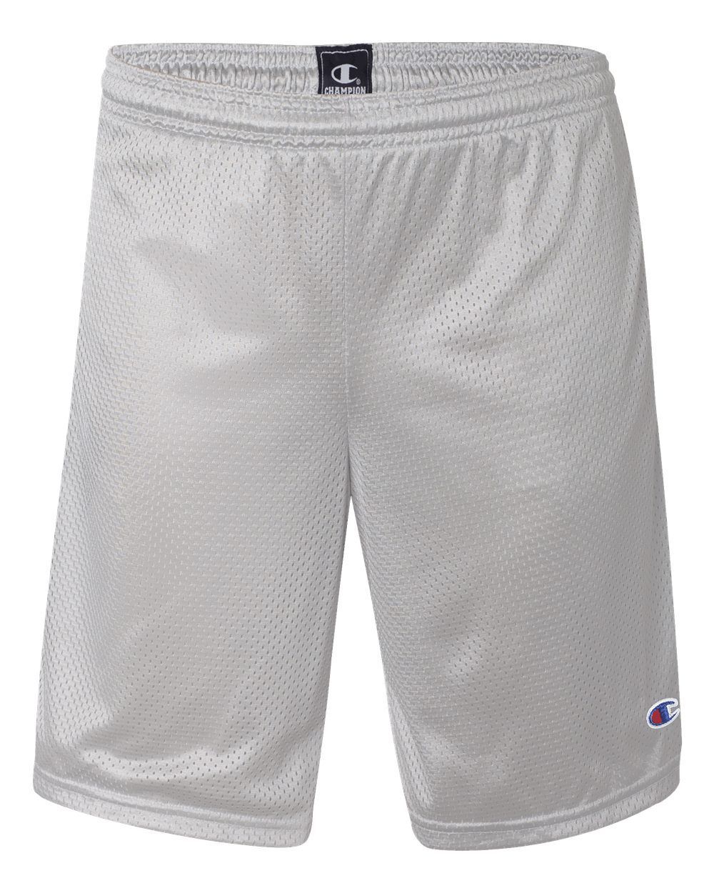 Champion Adult Mesh Short with Pockets 9 Inch in Athletic Grey