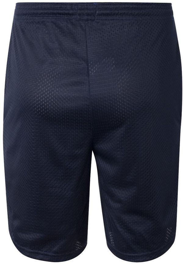 Am image of a Custom Champion Adult Mesh Short with Pockets 9 Inch in Navy!