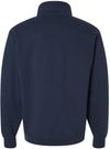 Am image of a Custom Champion Powerblend Quarter Zip Sweatshirt in Navy!