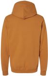 Am image of a Custom Champion Adult Powerblend® Hooded Sweatshirt in Gold Glint!