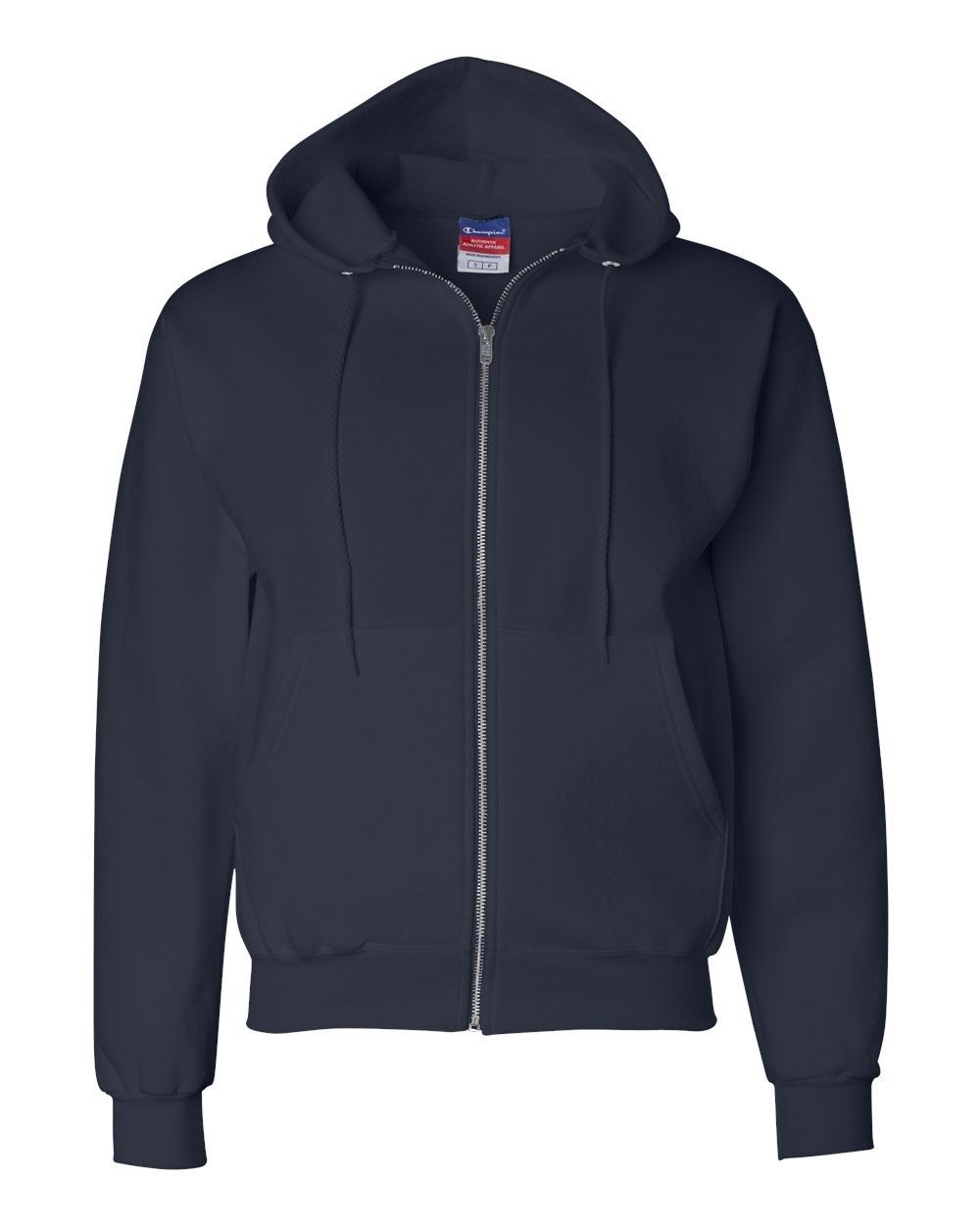 Champion Adult Powerblend® FullZip Hooded Sweatshirt in Navy