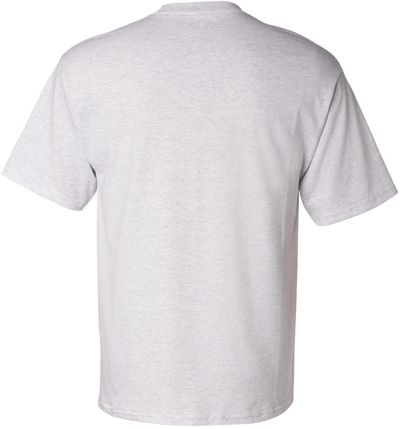 Am image of a Custom Champion Adult Short Sleeve Cotton Tee in Ash!