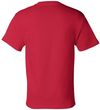 Am image of a Custom Champion Adult Short Sleeve Cotton Tee in Red!