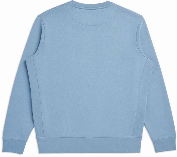 Am image of a Custom Original Favorites GOTS® Organic Cotton Crewneck Sweatshirt in Cloudy Blue!