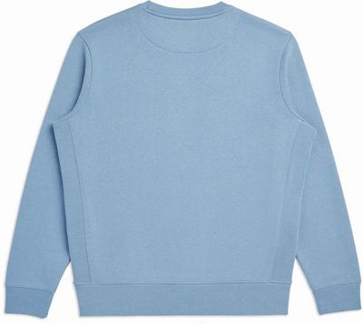 Am image of a Custom Original Favorites GOTS® Organic Cotton Crewneck Sweatshirt in Cloudy Blue!