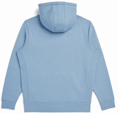 Am image of a Custom Original Favorites Organic Cotton Hooded Sweatshirt in Cloudy Blue!
