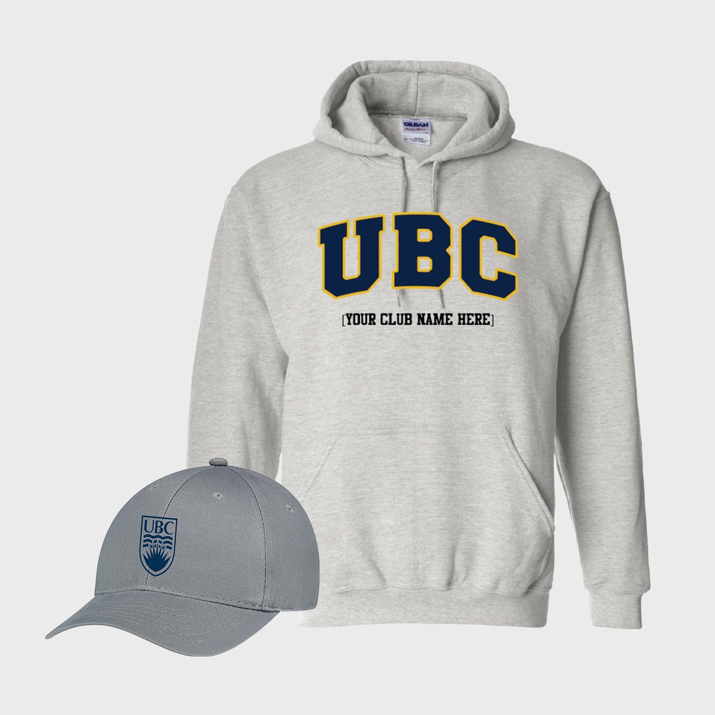 An image of custom club apparel that you can customize and print for your club!