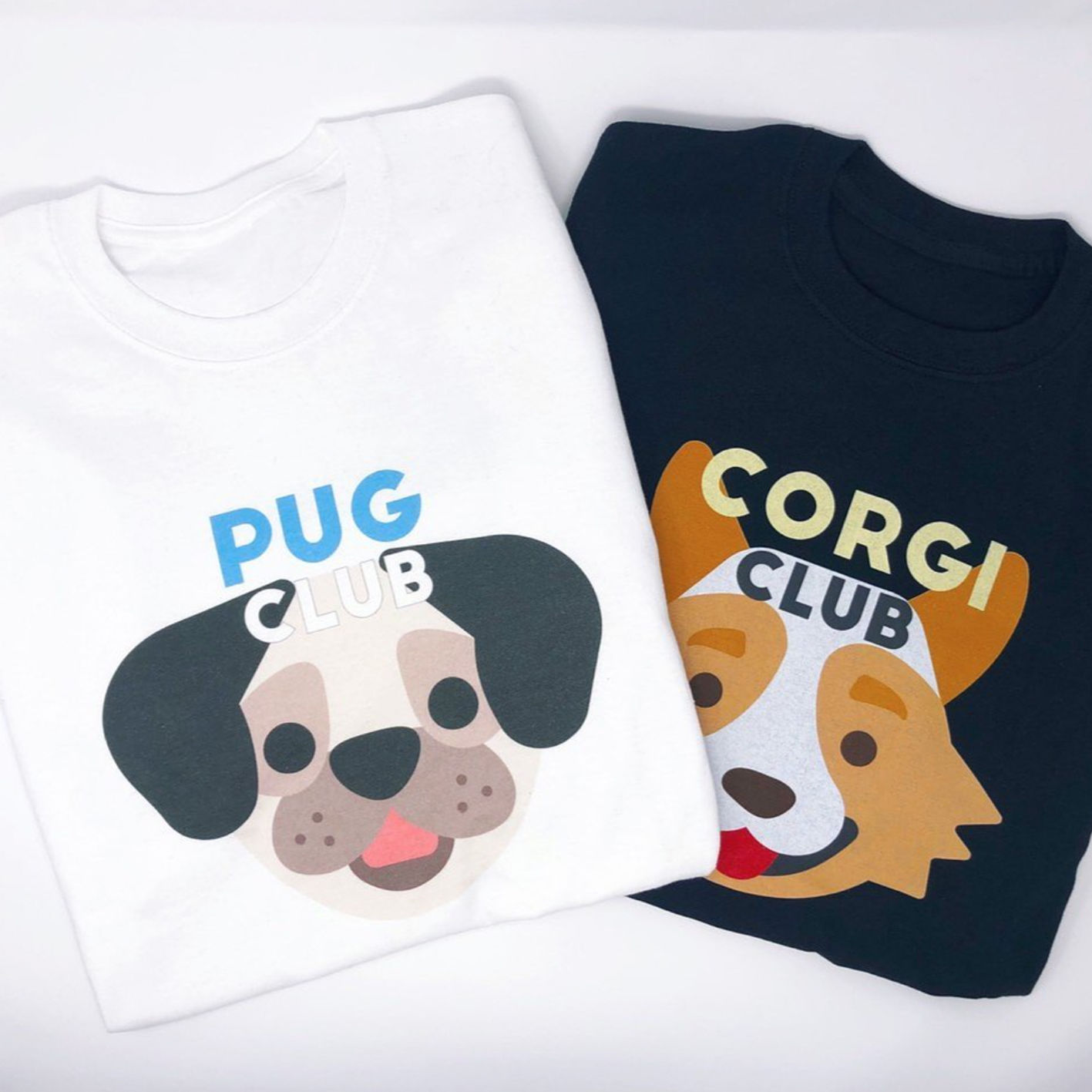 An image of custom printed shirts we printed