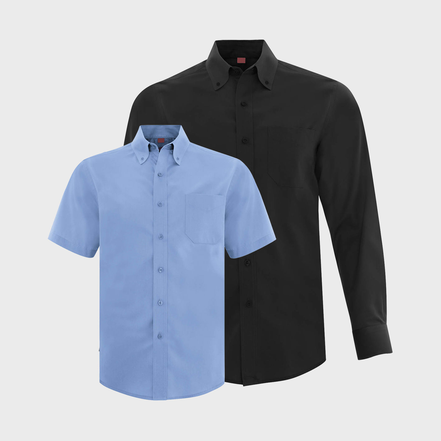 An image of custom corporate shirts that you can print your company logo on!