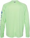 Am image of a Custom Columbia PFG Terminal Tackle Long Sleeve T Shirt in Key West/ Vivid!